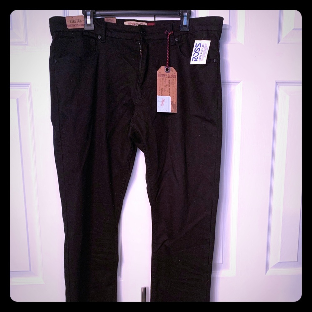 Men’s Hudson & Barrow - Black Stretch Jeans - New!